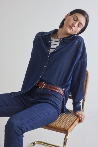 Refine Oversized Denim Tunic