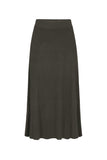 MIRA RIBBED MIDI SKIRT