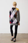 Argyle Crewneck Sweater Dress